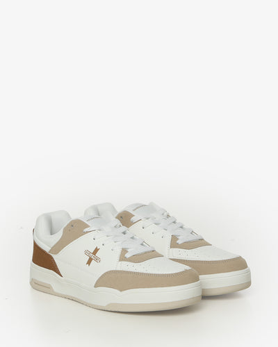 Sneakers Zu White & Light Brown
