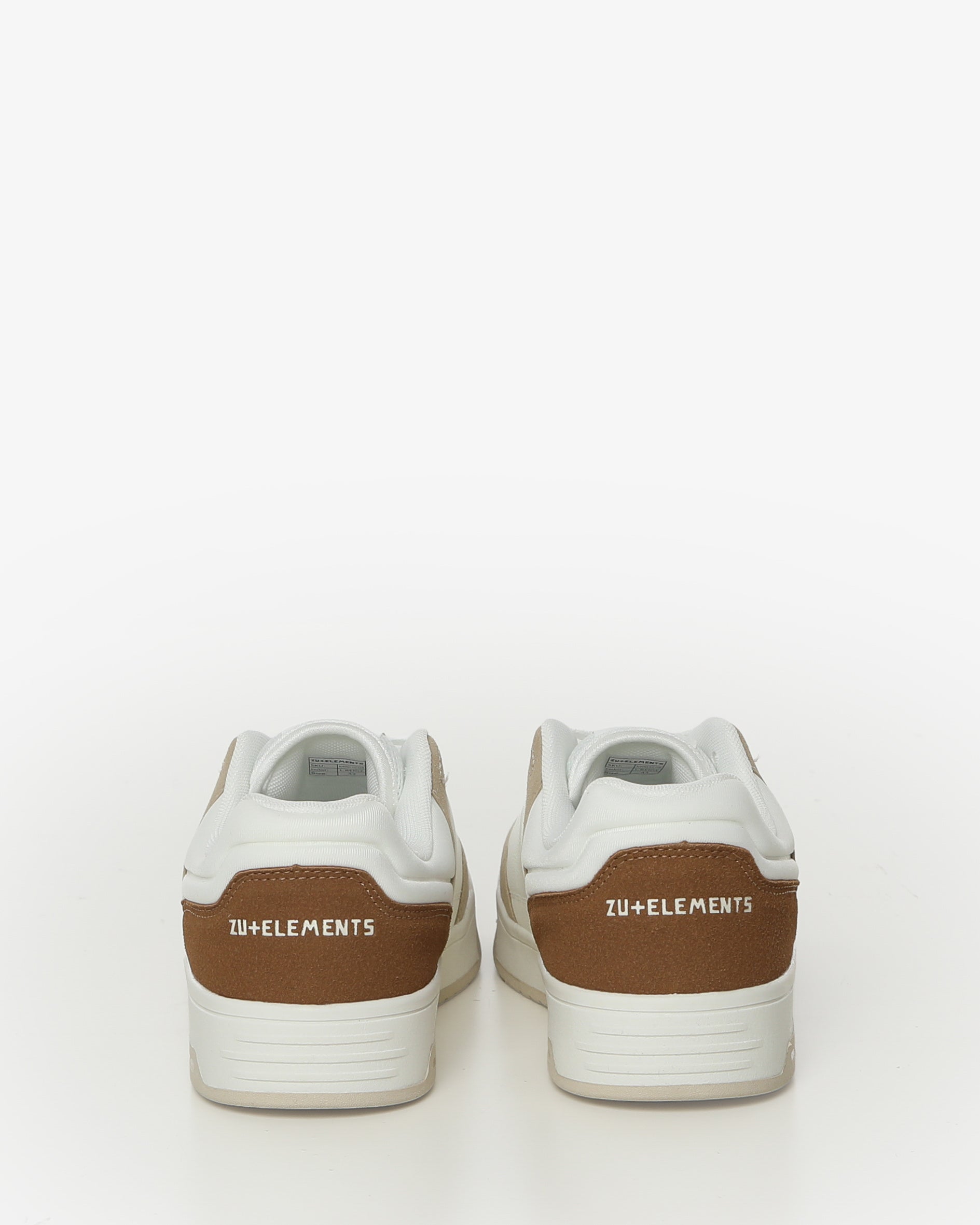 Sneakers Zu White & Light Brown