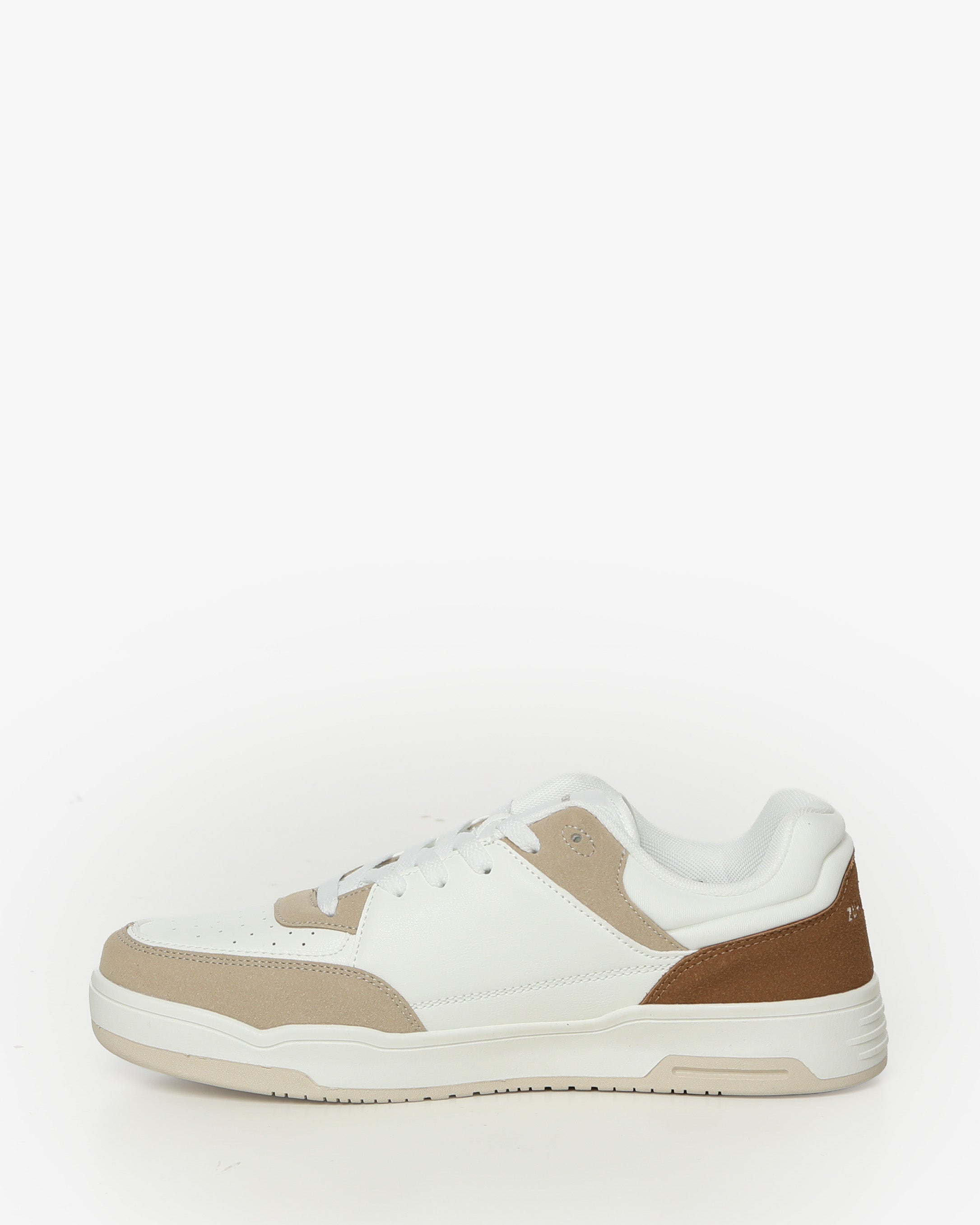 Sneakers Zu White & Light Brown
