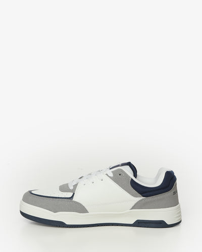 Sneakers Zu  White, Grey & Navy