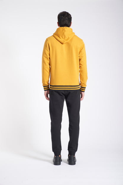 Felpa con cappuccio stile "college"