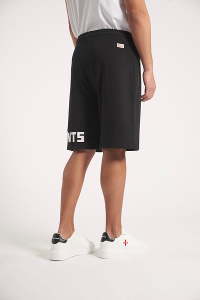 Bermuda in felpa fit con zip waterproof