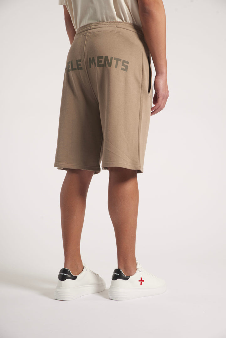 Relaxed fleece Bermuda shorts 