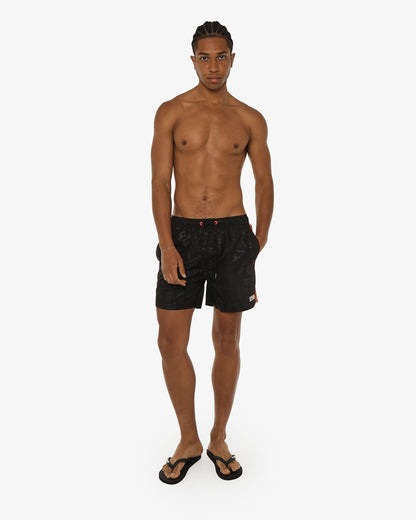 Pantaloncino mare con stampa allover