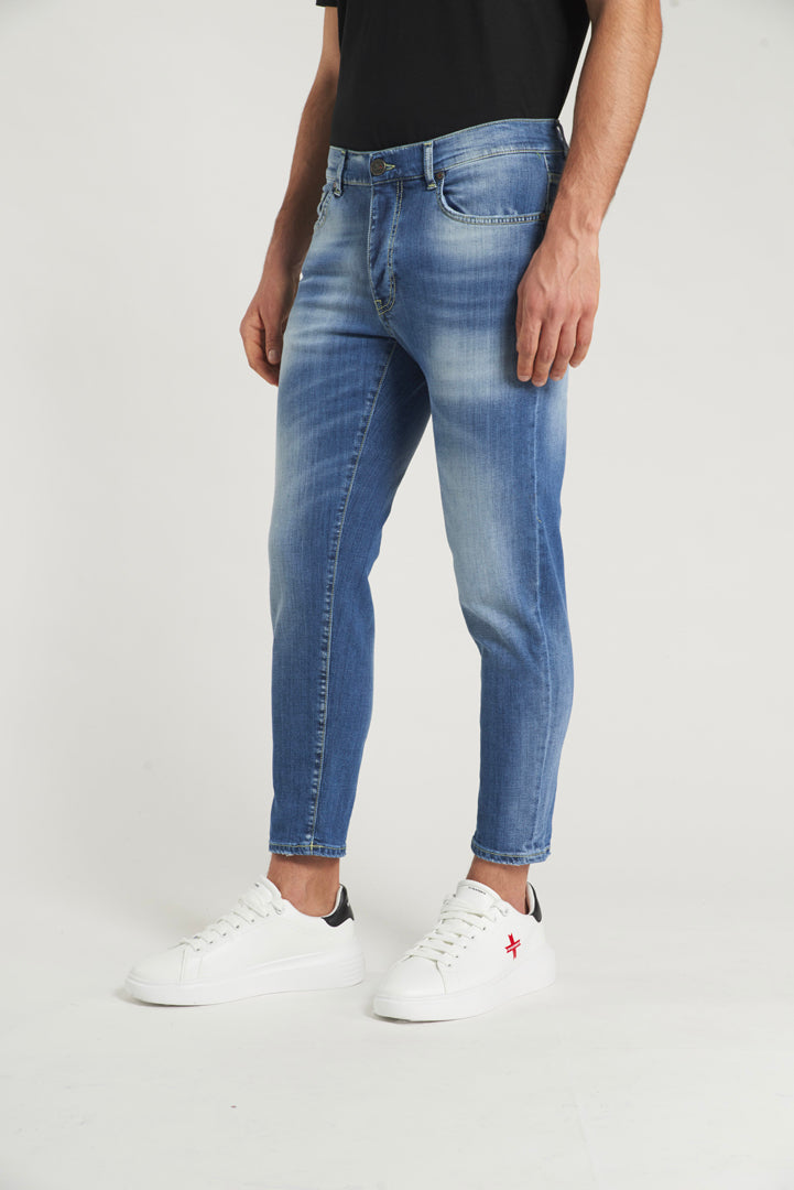 Jeans cropped fit alla caviglia