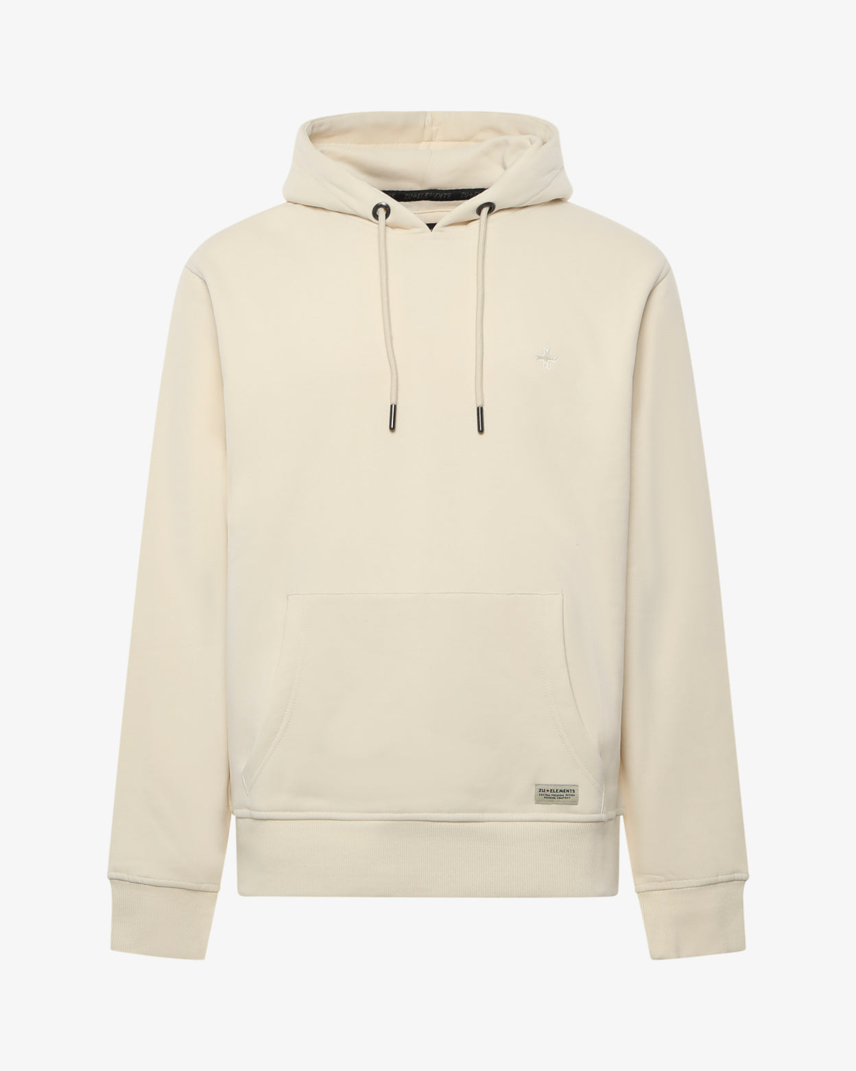 Felpa con cappuccio e micrologo in tono