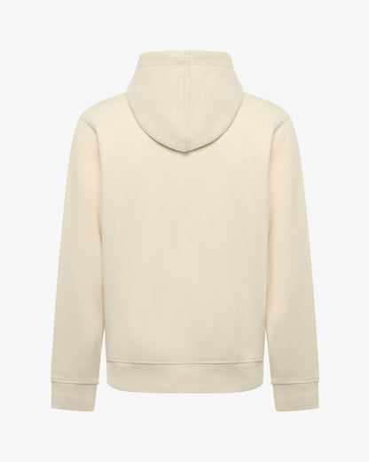 Felpa con cappuccio e micrologo in tono