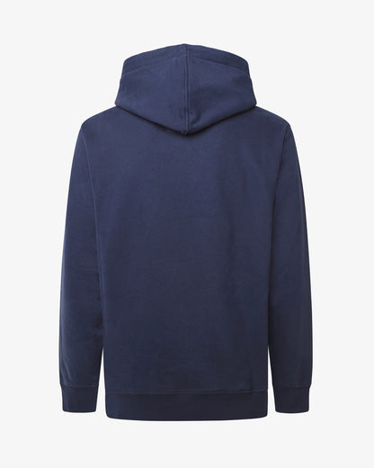 Felpa con cappuccio e micrologo in tono