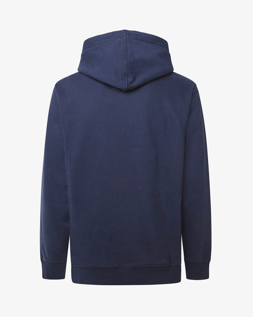 Felpa con cappuccio e micrologo in tono