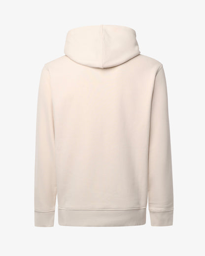 Felpa con cappuccio e micrologo in tono