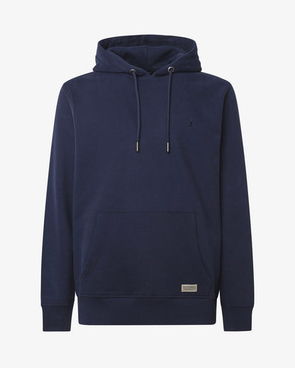 Felpa con cappuccio e micrologo in tono