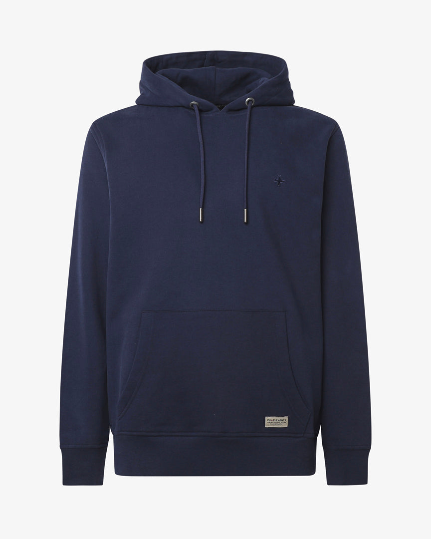 Felpa con cappuccio e micrologo in tono