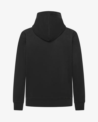 Felpa zip con cappuccio e logo in tono