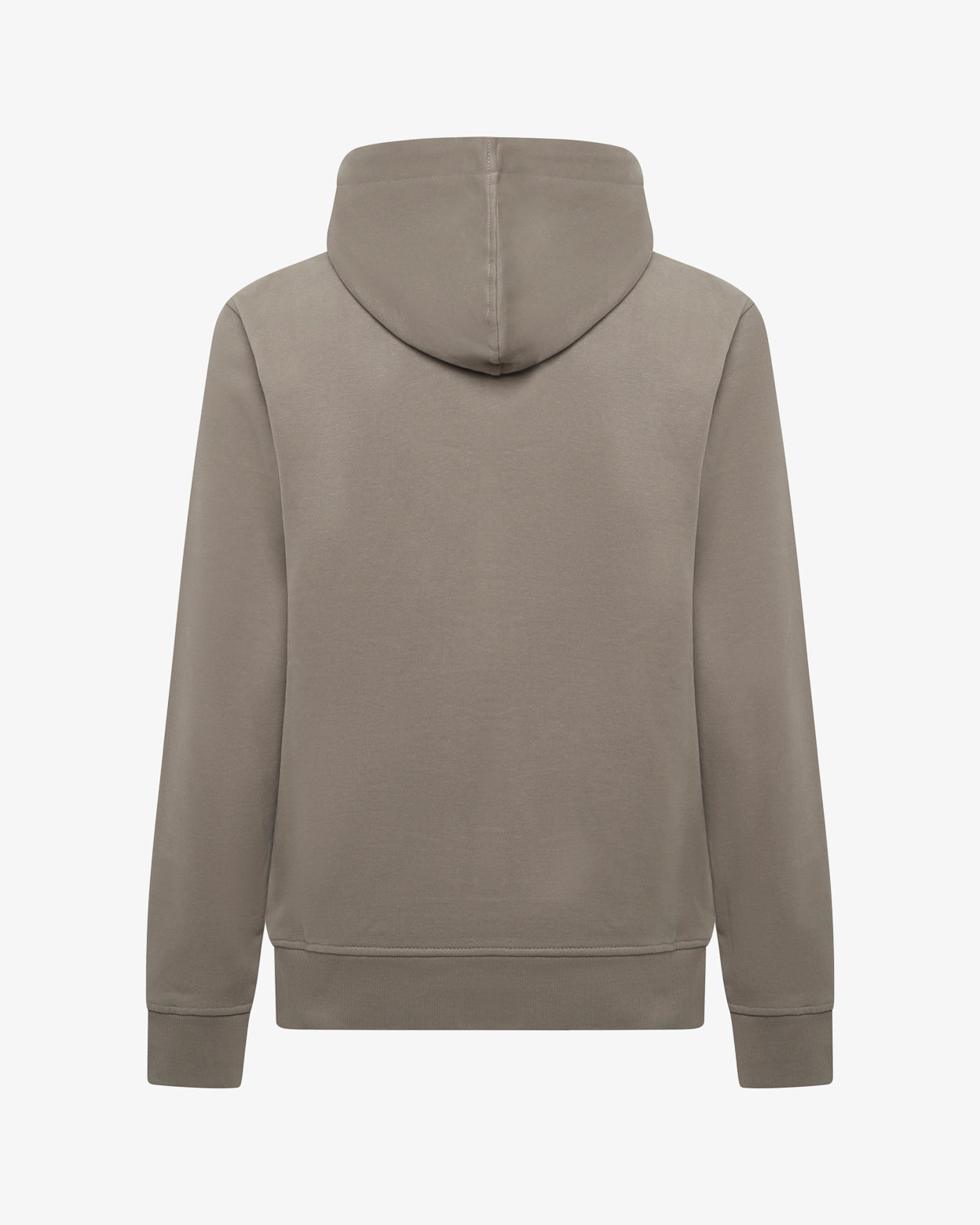 Felpa zip con cappuccio e logo in tono
