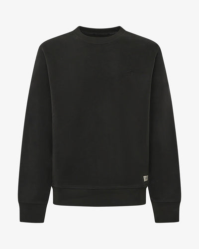 Felpa Girocollo con micrologo in tono