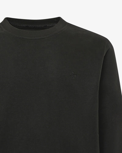 Felpa Girocollo con micrologo in tono