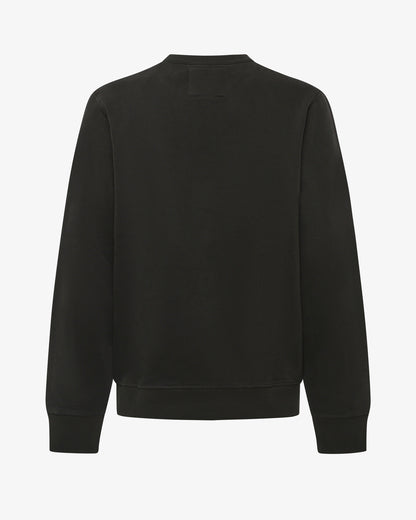 Crewneck sweatshirt with micrologo in tone
