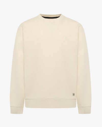 Felpa Girocollo con micrologo in tono