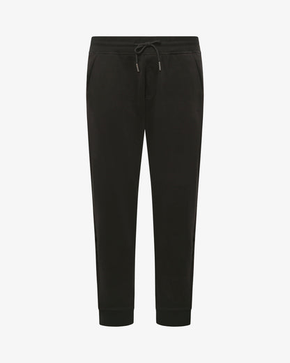 Pantaloni in felpa con micrologo ricamato
