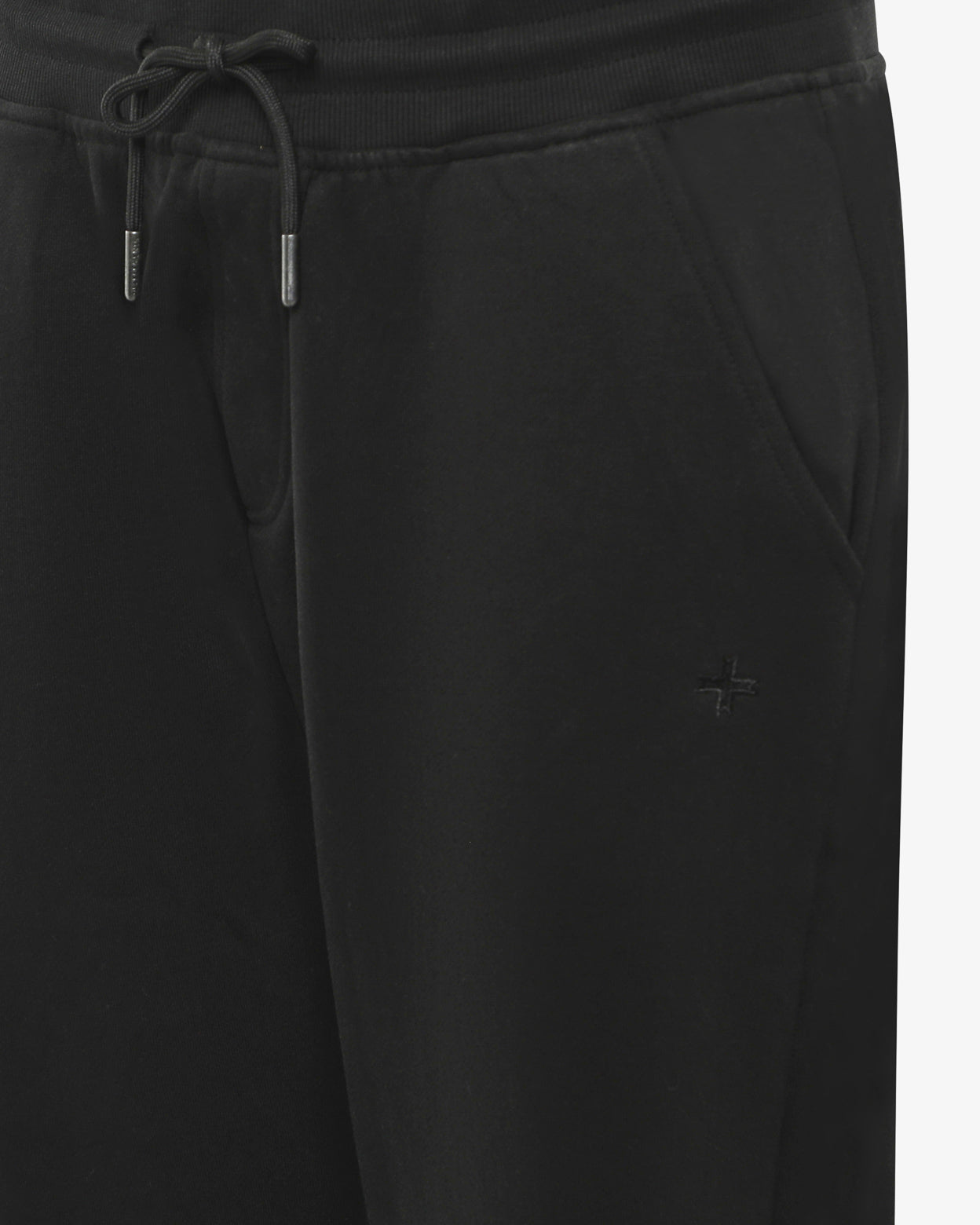 Pantaloni in felpa con micrologo ricamato