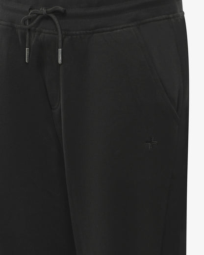 Pantaloni in felpa con micrologo ricamato
