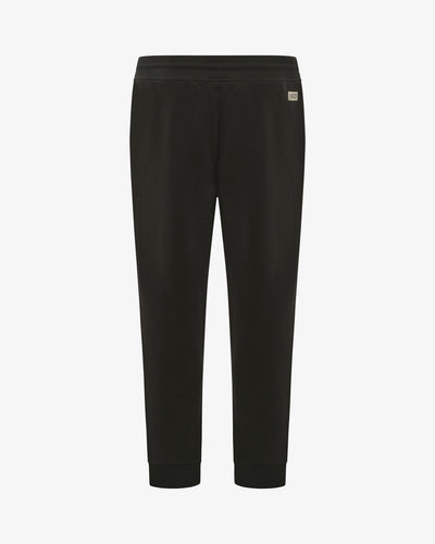 Sweatpants with embroidered micrologo
