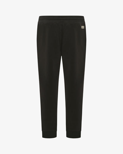 Pantaloni in felpa con micrologo ricamato