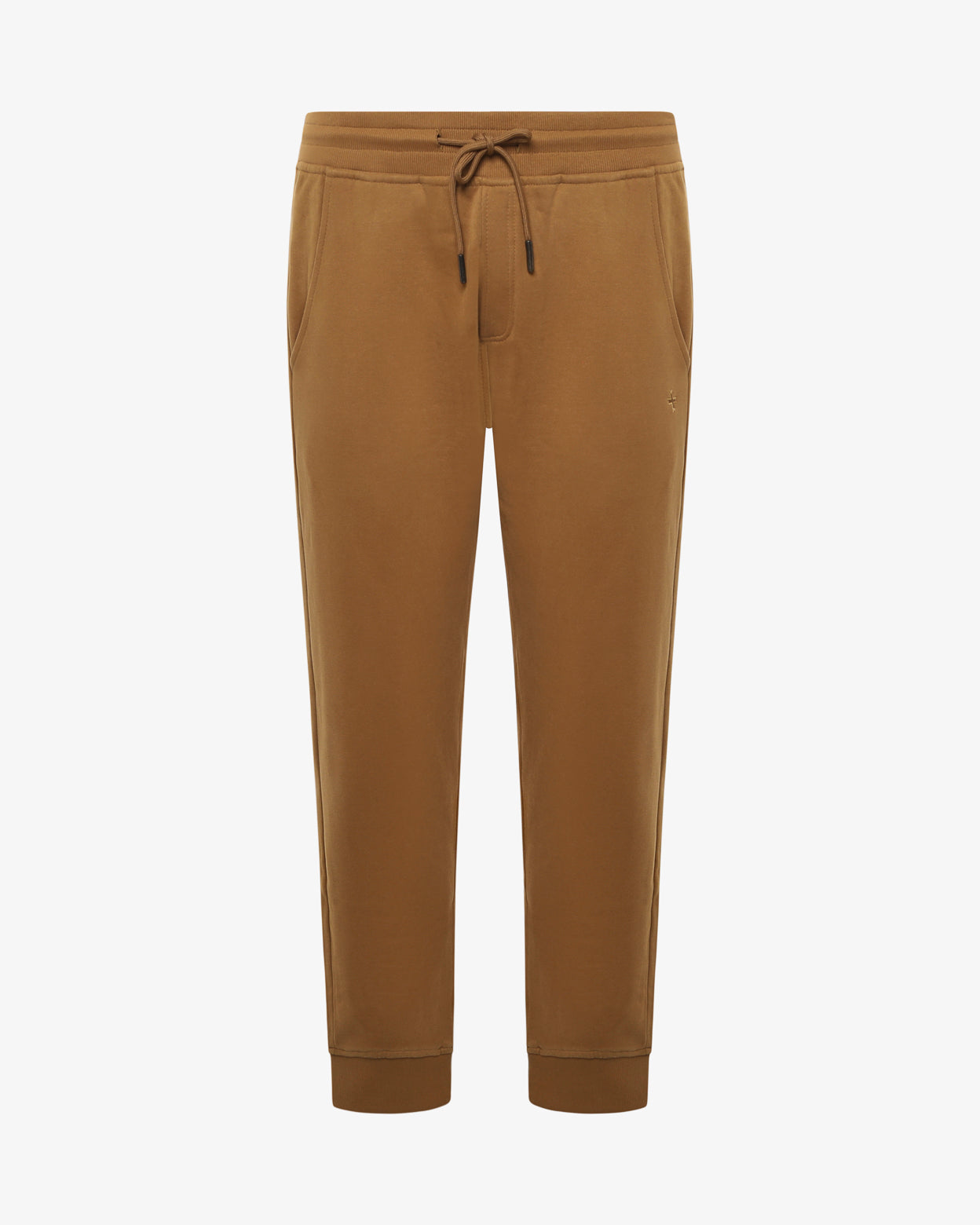 Pantaloni in felpa con micrologo ricamato