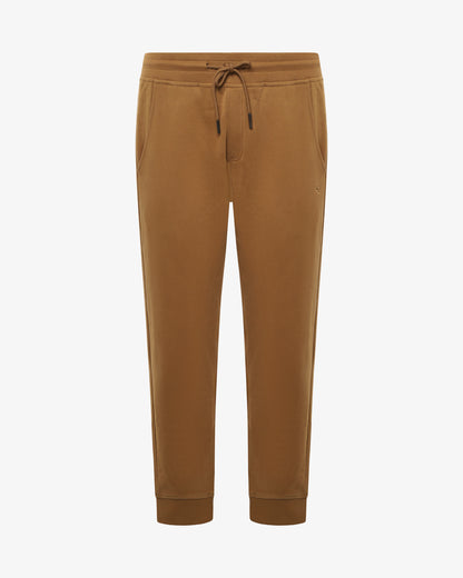 Pantaloni in felpa con micrologo ricamato