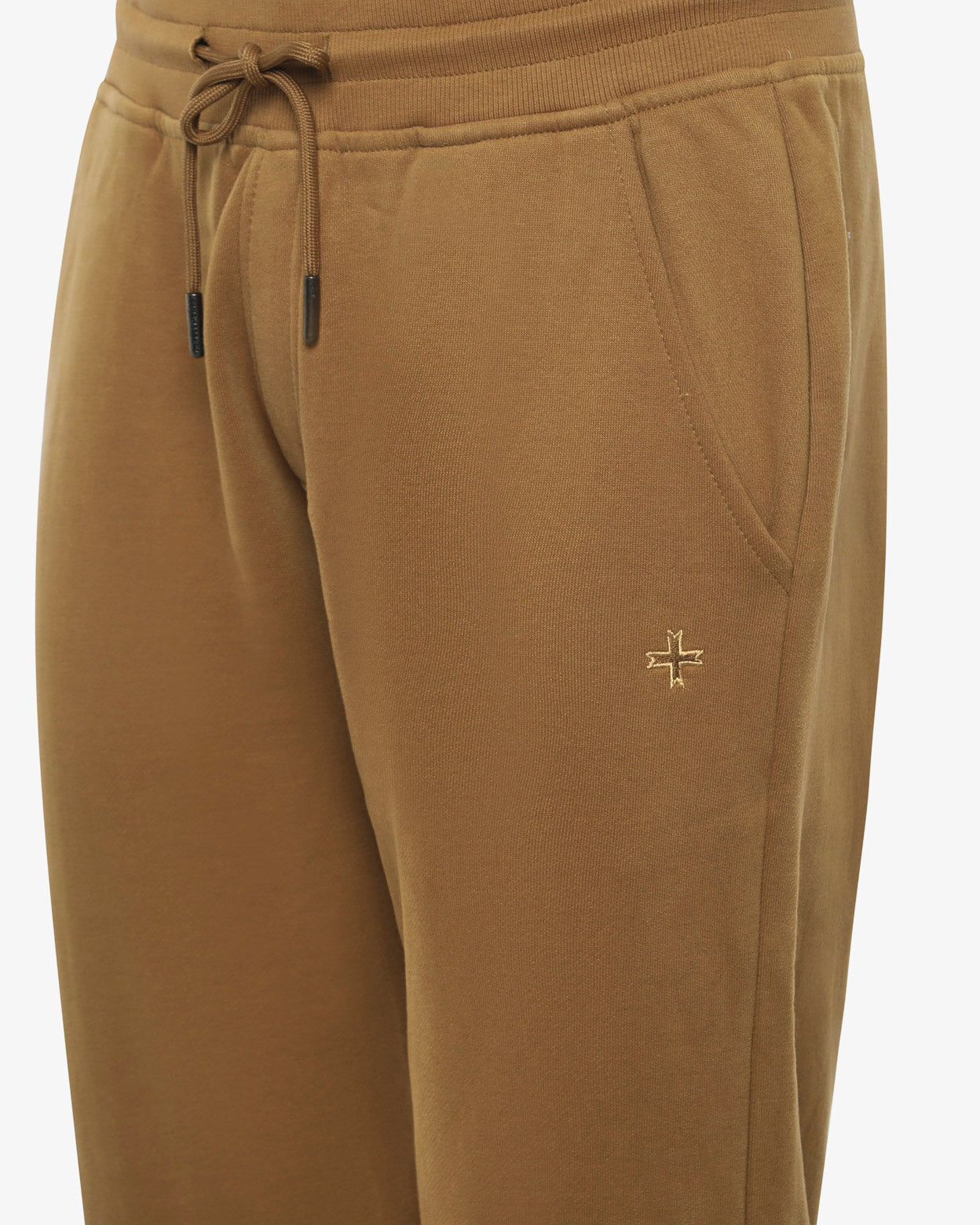 Pantaloni in felpa con micrologo ricamato