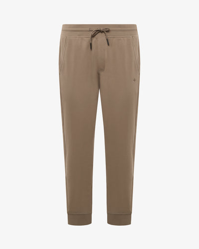 Sweatpants with embroidered micrologo