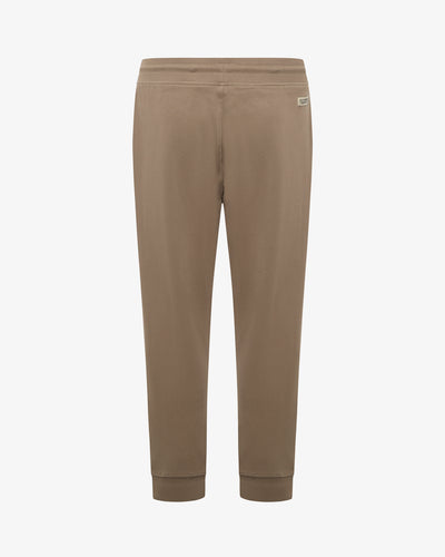 Sweatpants with embroidered micrologo