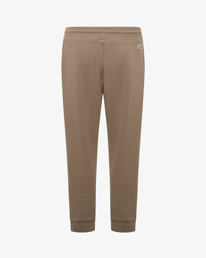 Pantaloni in felpa con micrologo ricamato