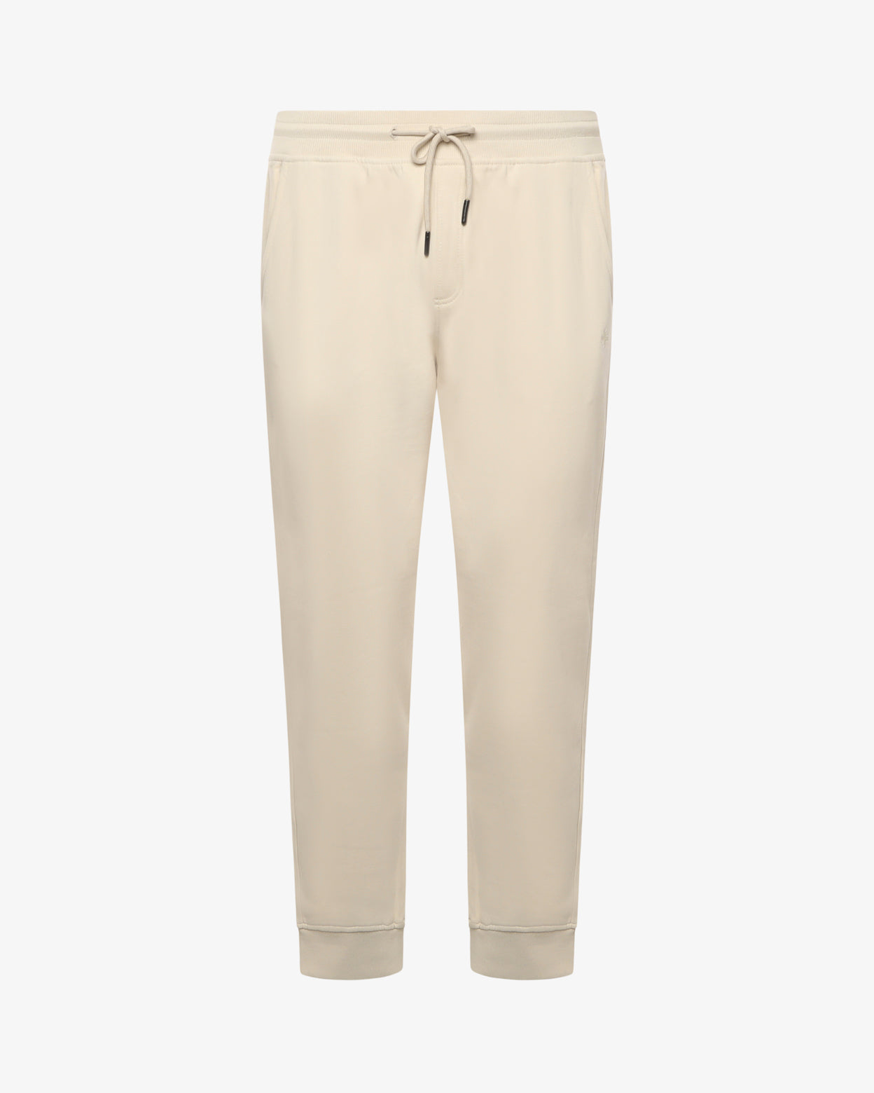 Pantaloni in felpa con micrologo ricamato