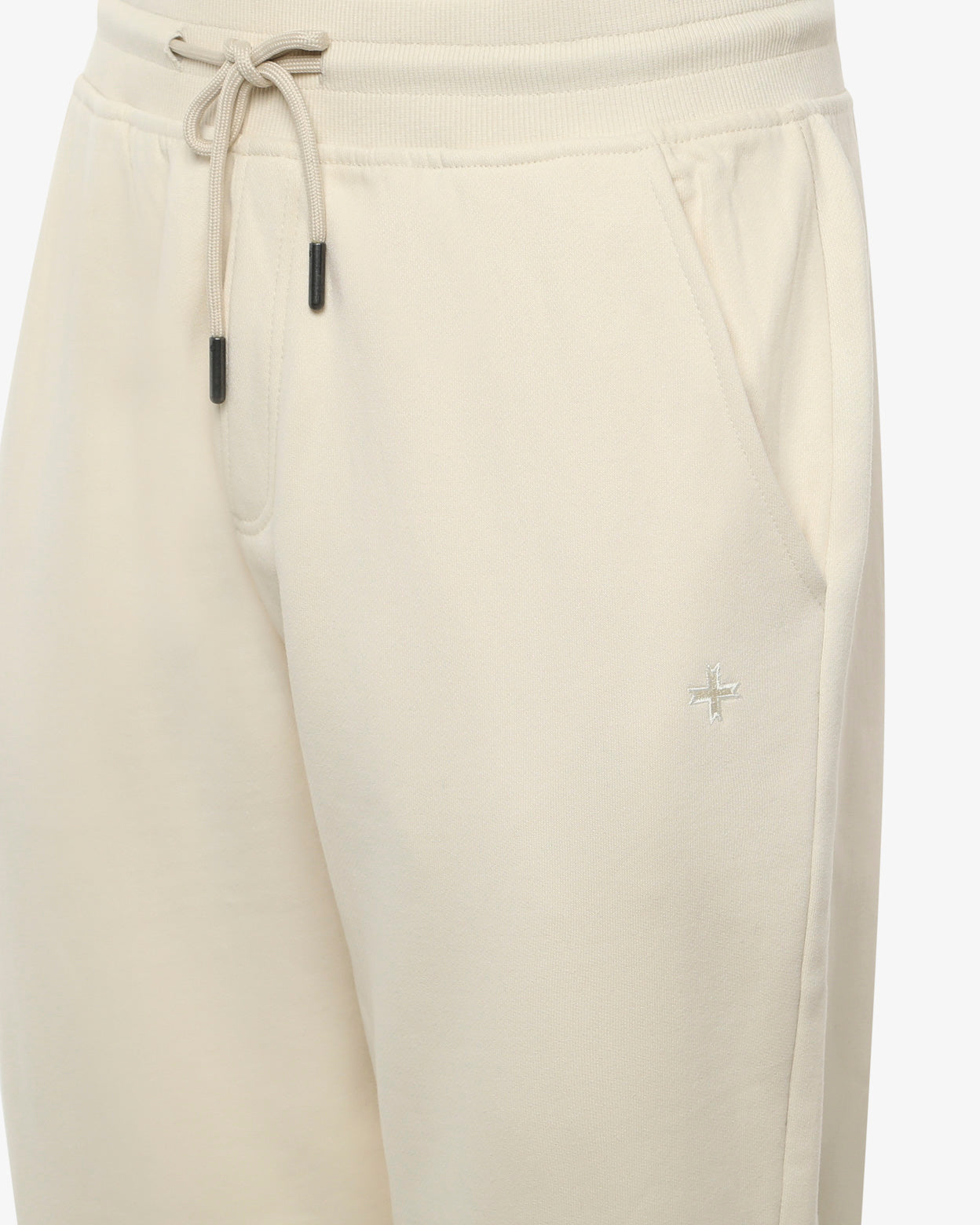 Pantaloni in felpa con micrologo ricamato