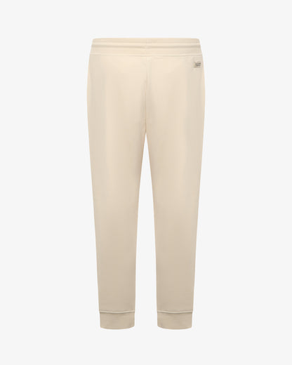 Pantaloni in felpa con micrologo ricamato