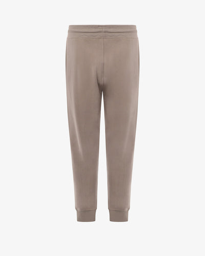 Sweatpants with embroidered micrologo