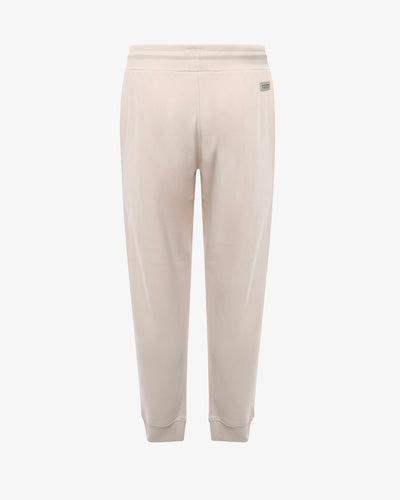 Sweatpants with embroidered micrologo
