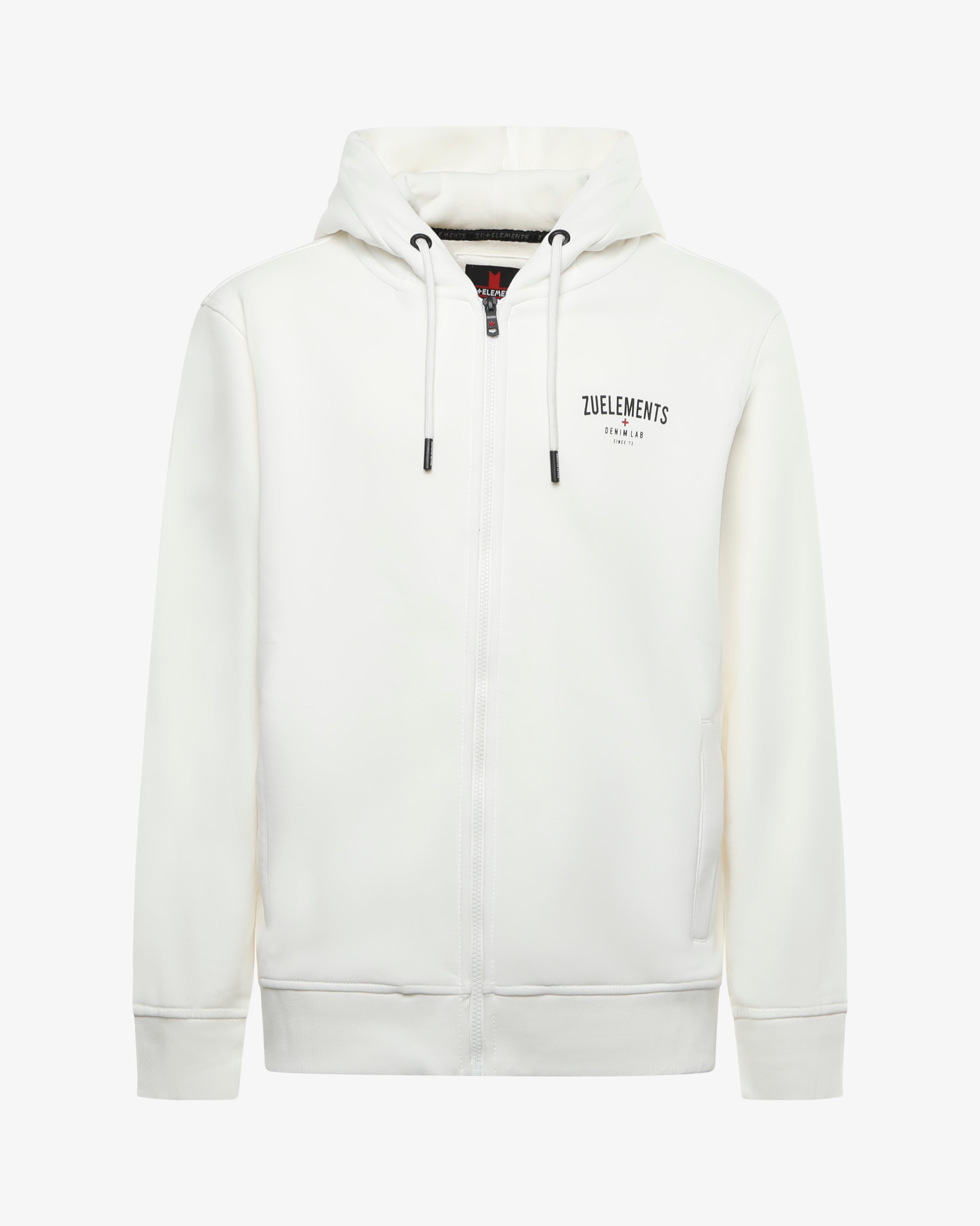 Felpa con zip e cappuccio "Denim Lab"