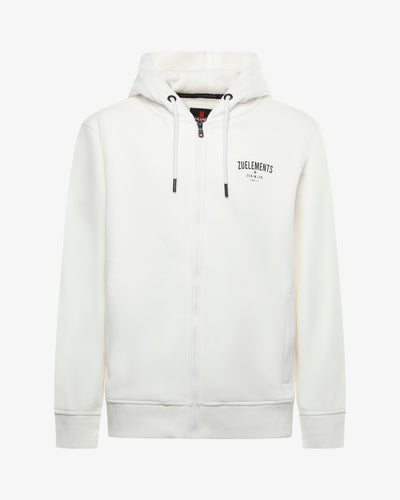 Felpa con zip e cappuccio "Denim Lab"