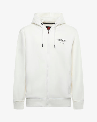 Felpa con zip e cappuccio "Denim Lab"