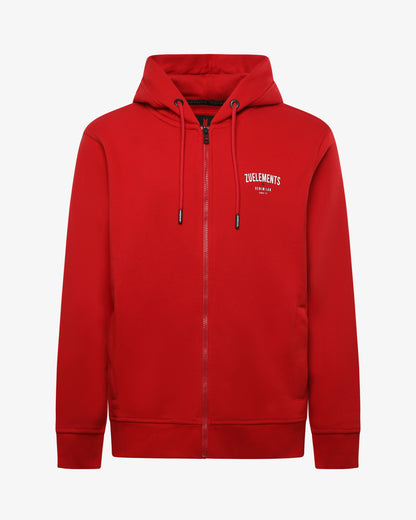 Felpa con zip e cappuccio "Denim Lab"