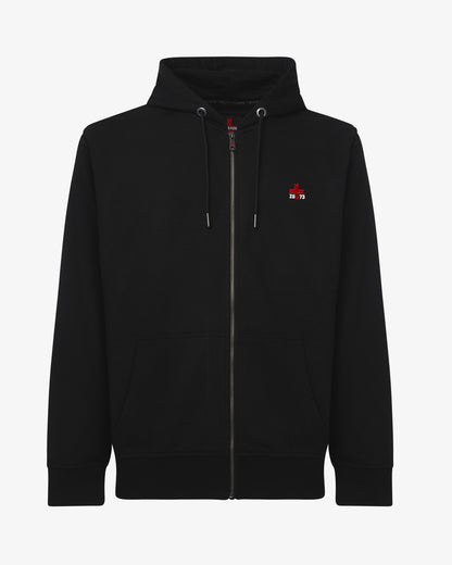 Felpa con Zip e Cappuccio "ZU Seventy Three"