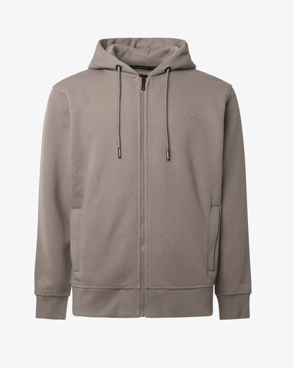 Felpa con Zip e Cappuccio Lucid