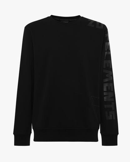 Felpa girocollo con logo "extended"