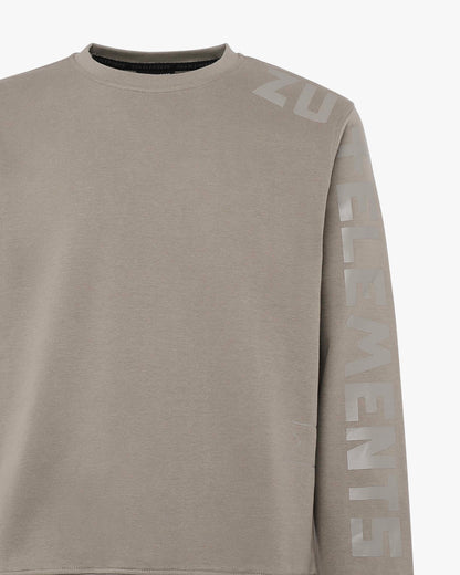 Felpa girocollo con logo "extended"