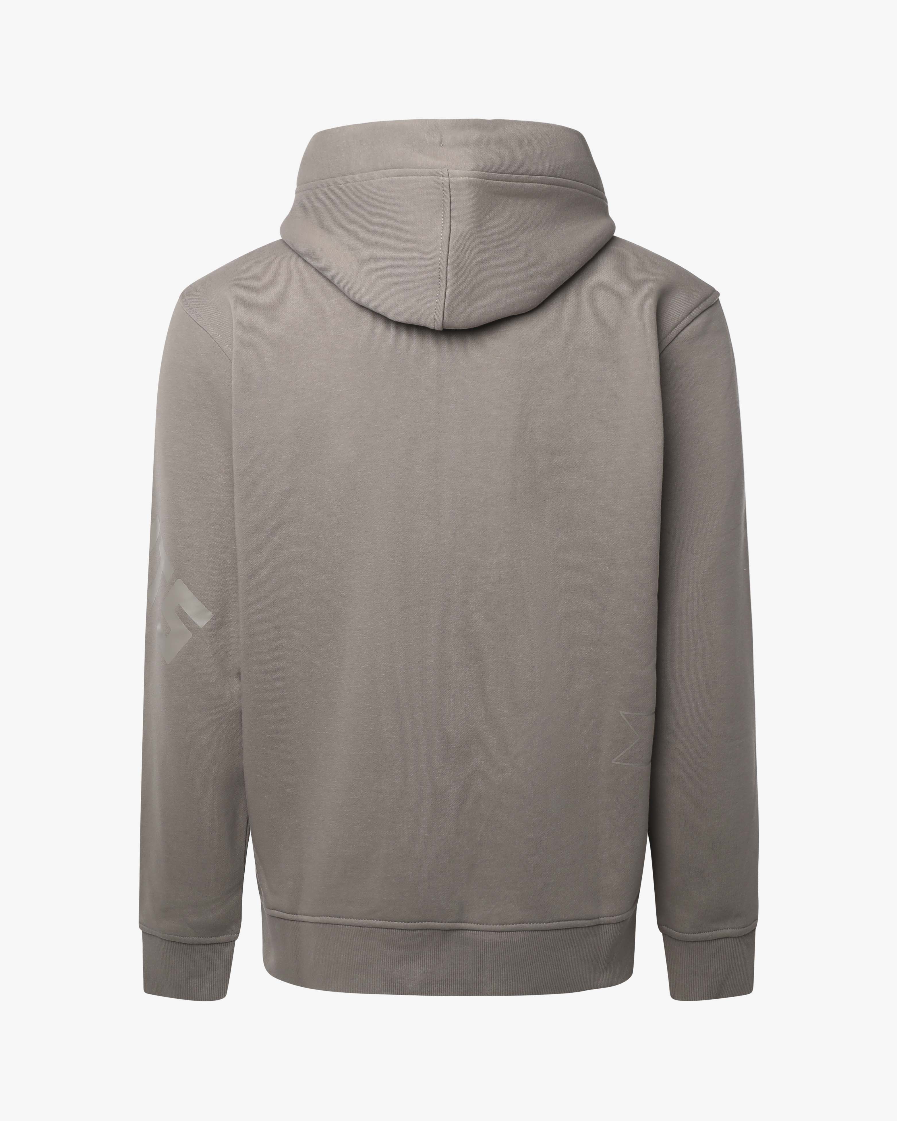 Felpa con zip e cappuccio con logo "extended"