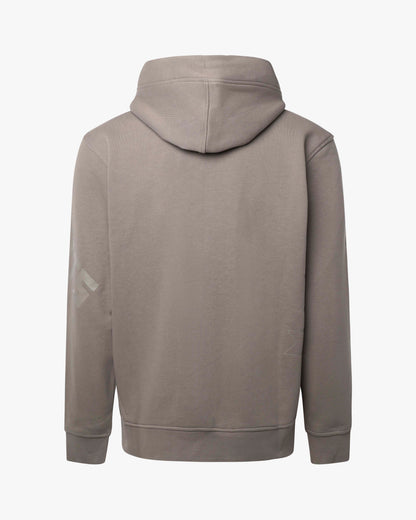 Felpa con zip e cappuccio con logo "extended"