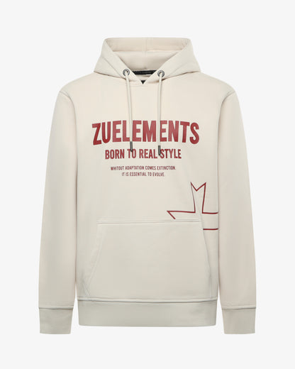 Felpa con cappuccio "Born to real style"