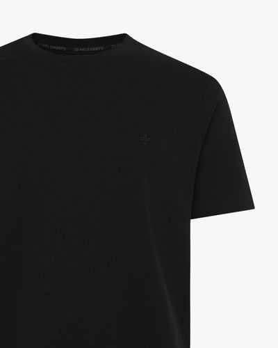 T-Shirt con ricamo tono su tono